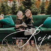"Rejoice" - Retired Holiday Cards in Winter by Creative Gallery - Close-Up