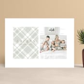 "cozy" - Retired Holiday Cards in Ash by Leah Bisch - Front