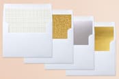 "Hand-Lettered Fa La La La La" - Retired Holiday Cards in Snow by Dean Street - Slip-In Envelope Liners