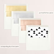 "Headlining" - Retired Holiday Cards in Midnight by Up Up Creative - Slip-In Envelope Liners