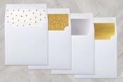 "We believe" - Retired Holiday Cards in Candy Apple by Susan Moyal - Slip-In Envelope Liners