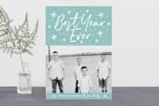 "Wonderful Love" - Retired Holiday Cards in Snow by Lori James - Front