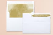 "Hand Painted Joy" - Retired Holiday Cards in Snow by Jennifer Allevato - Liner and Label