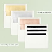 "Handwritten Holidays" - Retired Holiday Cards in Snowfall by Lehan Veenker - Slip-In Envelope Liners