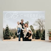 "Classic Family" - Retired Holiday Cards in Powdered Sugar by Carolyn MacLaren - Front