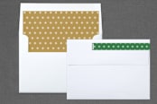 "Elegant Christmas Collage" - Retired Holiday Cards in Evergreen by Melissa Egan of Pistols - Liner and Label