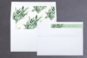 "Eve" - Retired Holiday Cards in Forest by Elly - Liner and Label
