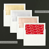 "merry christmas swirls" - Retired Holiday Cards in Snow by Phrosné Barwood - Slip-In Envelope Liners