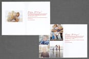 "Multi Christmas Merry" - Retired Holiday Cards in scarlett by chica design - Interior Options