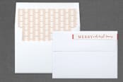 "Multi Christmas Merry" - Retired Holiday Cards in scarlett by chica design - Liner and Label