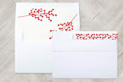 "be merry blocks" - Retired Holiday Cards in Berries by Phrosné Barwood - Liner and Label