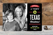 "Texas Christmas" - Retired Holiday Cards in Onyx by Olivia Raufman - Front
