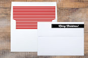 "Texas Christmas" - Retired Holiday Cards in Onyx by Olivia Raufman - Liner and Label