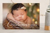 "Heavenly peace" - Retired Holiday Cards in Cloud by Erin Deegan - Front