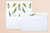 "Delight" - Retired Holiday Cards in Moss by Elly - Liner and Label