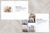 "Elegant Joy" - Retired Holiday Cards in White by Lehan Veenker - Interior Options
