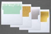 "Frosted" - Retired Holiday Cards in Snowflake by Lauren Chism - Slip-In Envelope Liners