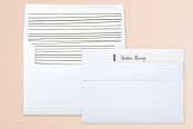 "And On Earth" - Retired Holiday Cards in Midnight by Drango Design - Liner and Label