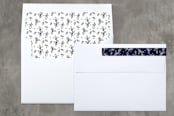 "Prepare Him Room" - Retired Holiday Cards in Navy by Dreaming Inspirations - Liner and Label