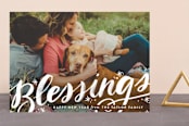 "Sweeping Blessings" - Retired Holiday Cards in Snow by Alethea and Ruth - Front