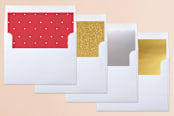 "Make a joyful noise" - Retired Holiday Cards in Peppermint by Lea Delaveris - Slip-In Envelope Liners