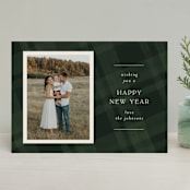 "Plaid Tidings" - Retired Holiday Cards in Balsam by Joanna Griffin - Front