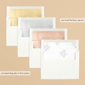 "heaven sing" - Retired Holiday Cards in Lake by Phrosné Barwood - Slip-In Envelope Liners