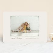 "Vintage Frame" - Retired Holiday Cards in Grass by Gray Star Design - Front