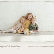 "Vintage Frame" - Retired Holiday Cards in Grass by Gray Star Design - Close-Up