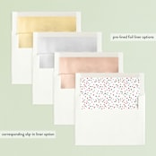 "Dancing Dots" - Retired Holiday Cards in Pine by Lauren Chism - Slip-In Envelope Liners