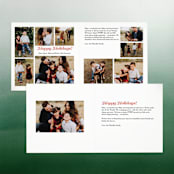"all is calm all is bright" - Retired Holiday Cards in Cardinal by Nicoleta Maria Coca - Interior Options