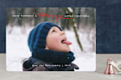 "Have Yourself A Merry Little Christmas" - Retired Holiday Cards in Cranberry by Itsy Belle Studio - Front