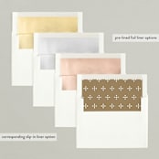 "So Happy" - Retired Holiday Cards in Leather by Carolyn MacLaren - Slip-In Envelope Liners