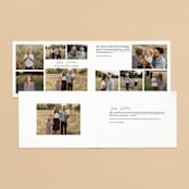 "Scripted holiday message" - Retired Holiday Cards in Snowfall by Alexandra Dzh - Interior Options
