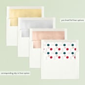 "Simple Message" - Retired Holiday Cards in Taupe by Carolyn MacLaren - Slip-In Envelope Liners
