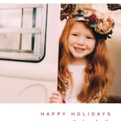 "Merry Stacked" - Retired Holiday Cards in Cranberry by Pixel and Hank - Close-Up