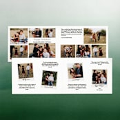 "Light & Life" - Retired Holiday Cards in Taupe by Kate Sorensen - Interior Options