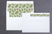 "Light & Life" - Retired Holiday Cards in Taupe by Kate Sorensen - Liner and Label