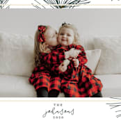 "pine needle merry" - Retired Holiday Cards in Pine by Mango Ink - Close-Up