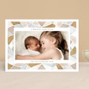 "Stained Glass Frame" - Retired Holiday Cards in Glass by Erin German - Front