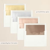 "Adored Watercolor" - Retired Holiday Cards in Sand by Pixel and Hank - Slip-In Envelope Liners