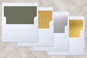 "Radiant" - Retired Holiday Cards in Ice by Stacey Hill - Slip-In Envelope Liners