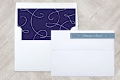 "Herald Angels & Newborn King" - Retired Holiday Cards in Glacier by Carolyn Kach - Liner and Label