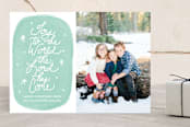 "The Lord Has Come" - Retired Holiday Cards in Evergreen by Lisa Cersovsky - Front