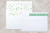 "The Lord Has Come" - Retired Holiday Cards in Evergreen by Lisa Cersovsky - Liner and Label