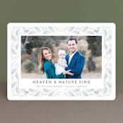 "Heaven&Nature" - Retired Holiday Cards in Slate by Ana de Sousa - Front