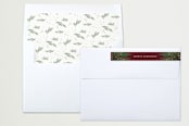 "God's Blessings" - Retired Holiday Cards in Crimson by Laura Bolter - Liner and Label
