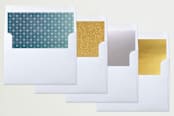 "Ombre Joy" - Retired Holiday Cards in Dusk by Jessica Ogden - Slip-In Envelope Liners