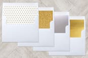 "Organic Joy" - Retired Holiday Cards in Sand by Kate Sorensen - Slip-In Envelope Liners