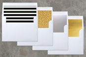 "Exceeding Great Joy" - Retired Holiday Cards in Snow by Nicolette Myslinski - Slip-In Envelope Liners